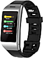 MyKronoz ZeNeo Touch-Screen Smartwatch, Silver/Black, KRZENEO-SILVER 1 thumbnail image