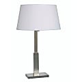Kenroy Aegis Table Lamp, 27"H, Silver