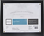 Realspace™ Award Plaque, 8-1/2" x 11", Black 1 thumbnail image