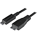 StarTech.com USB C to Micro USB Cable - 3 ft / 1m - USB 3.1 - 10Gbps - Micro USB Cord - USB Type C to Micro USB Cable - 3.28 ft USB Data Transfer Cable for Tablet, Portable Hard Drive, Storage Device