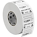 Zebra Label Polyester 4x 2.5in Thermal Transfer Zebra Z-Ultimate 3000T 3 in core - 4"x 2 1/2" - Permanent Adhesive - 65816 1 thumbnail image