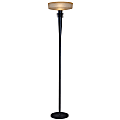 Kenroy Windham Torchiere Floor Lamp, 72"H, Bronze