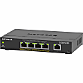 Netgear GS305EPP Ethernet Switch - 5 Ports - Manageable - 2 Layer Supported - 120 W PoE Budget - Twisted Pair - GS305EPP100NAS 1 thumbnail image