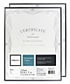 Realspace™ Slimline Document Frames, 8-1/2" x 11", Black, Pack Of 2 Frames 1 thumbnail image