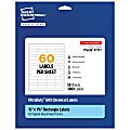 Avery® Ultra Duty® Permanent GHS Chemical Labels, 97177-WMUI50, Rectangle, 2/3" x 1-3/4", White, Pack Of 3,000 1 thumbnail image