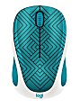 Logitech® Design Collection Wireless Mouse, Teal Maze, 910-005838 1 thumbnail image