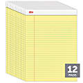 Office Depot Brand Writing Pads 8 12 x 11 34 LegalWide Ruled 50 Sheets ...