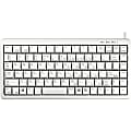 CHERRY G84-4100 Compact Keyboard - Keyboard - PS/2, USB - English - light gray