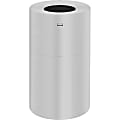 Rubbermaid Commercial Atrium Open Top Waste Container - 21 gal Capacity - Durable, Corrosion Resistance, Fire-Safe - 32" Height x 18" Width x 18" Depth - Aluminum - 1 Each