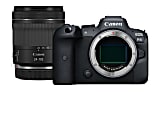 Canon EOS R6 20.1 Megapixel Mirrorless Camera with Lens - 0.94" - 4.13" - Autofocus - 3" Touchscreen LCD - 4.3x Optical Zoom - Sensor-shift (IS) - 5472 x 3648 Image - 3840 x 2160 Video - HD Movie Mode - Wireless LAN 1 thumbnail image