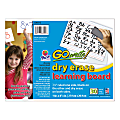 GoWrite!® Dry-Erase Double-Sided Learning Boards, 11" x 8 1/4", White, Pack Of 30 1 thumbnail image