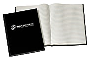Accounting Book With Marine Logo, 10 1/2" x 8", 192 Pages