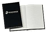 Accounting Book With Marine Logo, 5 1/2" x 8", 192 Pages