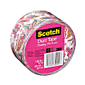 Scotch® Colored Duct Tape, 1 7/8" x 10 Yd., Pink Paisley