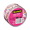 Scotch® Colored Duct Tape, 1 7/8" x 10 Yd., Pink Paisley 1 thumbnail image
