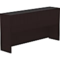 Lorell® Essentials 71"W 4-Door Credenza Hutch, Espresso