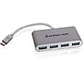IOGEAR HUB-C™ USB-C To 4-Port USB-A Hub, 0.125’, Gray, GUH3C14 1 thumbnail image