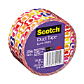 Scotch® Colored Duct Tape, 1 7/8" x 10 Yd., Hearts