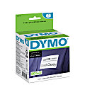 DYMO® LabelWriter® Name Badge Self-Adhesive Labels, 1760756, White, 2 1/4" x 4", Roll 0f 250 Labels