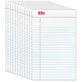 Office Depot® Brand Writing Pads, 5" x 8", Narrow Ruled, 50 Sheets, White, Pack Of 12 Pads