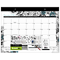 AT-A-GLANCE® Medley Monthly Desk Pad Calendar, 22" x 17", 30% Recycled, January to December 2018 (D1090-704-18)
