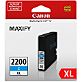Canon PGI-2200XL C - XL - cyan - original - ink tank - for MAXIFY iB4020, iB4120, MB5020, MB5120, MB5320, MB5420 1 thumbnail image
