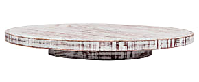 Mind Reader Spinning Lazy Susan, 12-13/16”H x 12-13/16”W x 12-13/16”D, Brown 1 thumbnail image