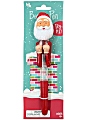 Little Yellow Bicycle Novelty Ballpoint Pen, Boxing Santa, Fine Point, 0.6 mm, Red Barrel, Black Ink