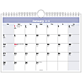 AT-A-GLANCE® QuickNotes® Monthly Desk/Wall Calendar, 11" x 8", 30% Recycled, January-December 2018 (PM5028-18)