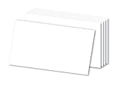 Office Depot® Brand Blank Index Cards, 3" x 5", White, Pack Of 100 1 thumbnail image