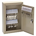 Office Depot® Brand High-Security Locking 30-Key Cabinet, 12 11/16"H x 8 1/8"W x 2 1/2"D, Sand 1 thumbnail image