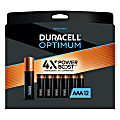 Duracell® Optimum AAA Alkaline Batteries, Pack Of 12