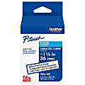 Brother TZe-161 Black-On-Clear Security Tape, 1.5" x 26.2' 1 thumbnail image