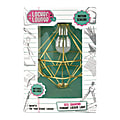 Locker Lounge™ Diamond Geo Hanging Locker Light, 8"H x 7"W x 7"D, Gold 1 thumbnail image