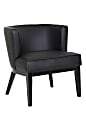 Boss Office Products Ava Accent Chair, Black 1 thumbnail image