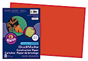 Prang® Construction Paper, 12" x 18", Orange, Pack Of 50