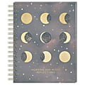 Lady Jayne Hardcover Spiral Guided Journal, 7" x 9", 210 Pages, Moon Phase 1 thumbnail image