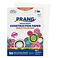 Prang® Construction Paper, 12" x 18", White, Pack Of 50