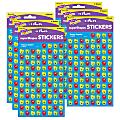 Trend superShapes Stickers, Happy Apples, 800 Stickers Per Pack, Set Of 6 Packs