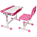 Mount-It! MI-10203 Kid's Desk And Chair Set, Pink