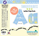 Barker Creek Letter Pop-Outs, 4", Thoughtfulness, Pack Of 255 Pop-Outs