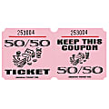 Amscan 50/50 Ticket Roll, Pink, Roll Of 1,000 Tickets