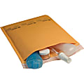 Sealed Air Jiffylite Bubble Cushioned Mailers - Padded - #5 - 10 1/2" Width x 16" Length - Peel & Seal - Kraft - 80 / Carton - Gold 1 thumbnail image