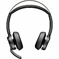 Poly Voyager Focus 2, Headset, on-ear, Bluetooth, wireless, active noise canceling, USB-C via Bluetooth adapter, black, Zoom Certified, 9T9J3AAAC3 1 thumbnail image