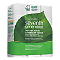 Seventh Generation® 2-Ply Toilet Paper, 100% Recycled, 300 Sheets Per Roll, Pack Of 24 Rolls
