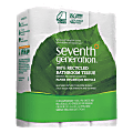 Seventh Generation® 2-Ply Toilet Paper, 100% Recycled, 300 Sheets Per Roll, Pack Of 24 Rolls 1 thumbnail image