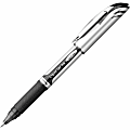 Pentel® EnerGel Deluxe Liquid Gel Pen, Medium Point, 0.7 mm, Silver Barrel, Black Ink 1 thumbnail image