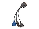 HPE - Video / USB / serial cable kit - 36 pin SUV connector (M) to USB, DB-9, HD-15 (VGA) - for ProLiant SL230s Gen8, SL250s Gen8, SL270s Gen8, XL220a Gen8, XL230k Gen10, XL270d Gen9 1 thumbnail image