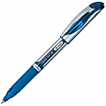 Pentel® EnerGel™ Deluxe Liquid Gel Pen, Medium Point, 0.7 mm, Silver Barrel, Blue Ink