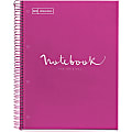 Roaring Spring® Fashion Tint Wirebound Notebook, 8 1/2" x 11", 1 Subject, Fuchsia 1 thumbnail image